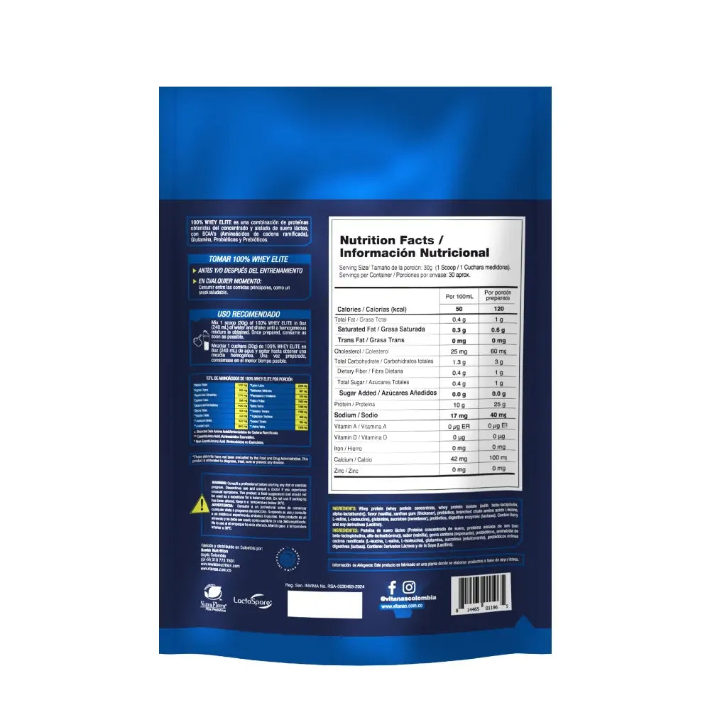 Whey Elite 2 Lbs Proteina